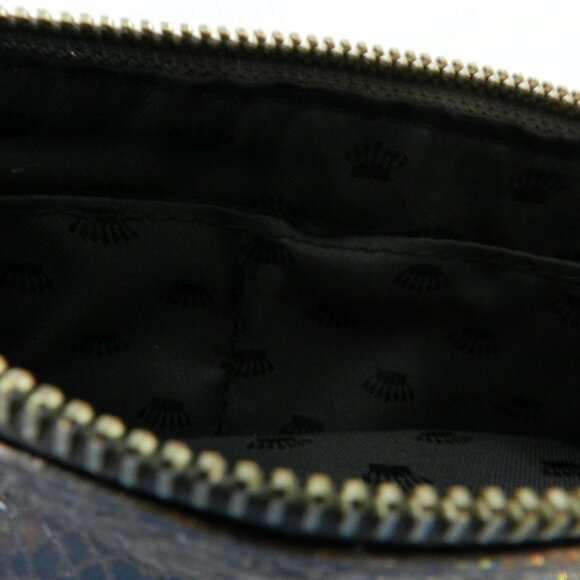Juicy Couture snake embossed faux leather wristlet purse pouch metallic zip top - Picture 12 of 12